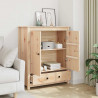Szafka, 83x41,5x100 cm, lite drewno sosnowe