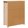 Szafka, 83x41,5x100 cm, lite drewno sosnowe