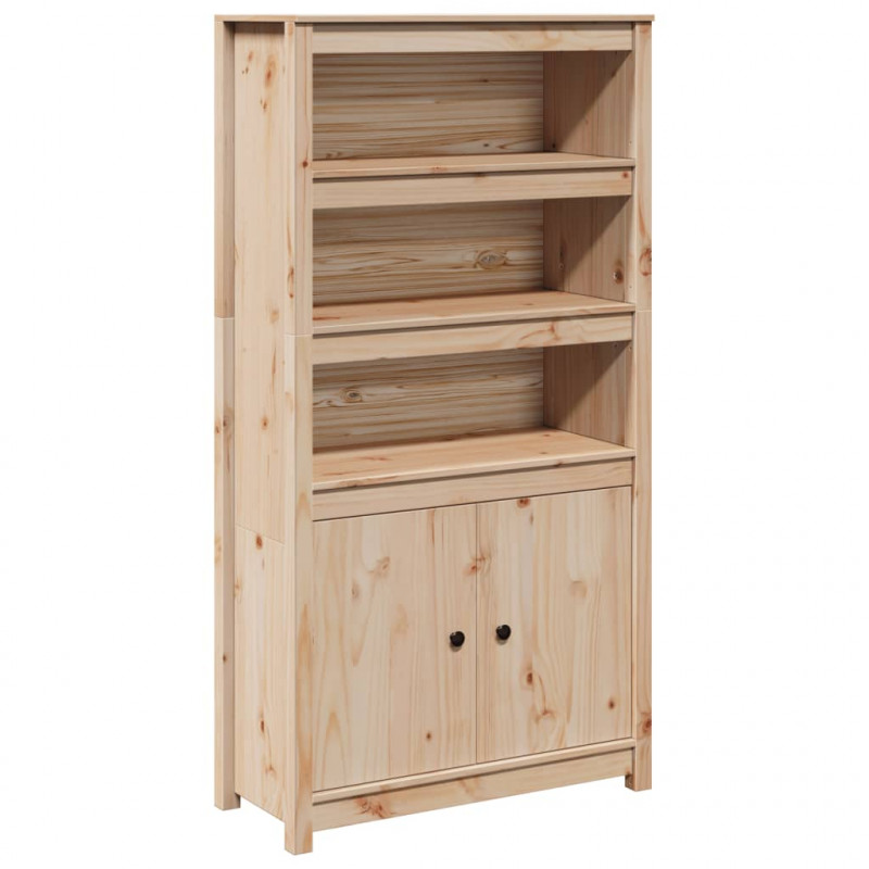 Szafka, 80x35x154 cm, lite drewno sosnowe