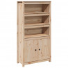 Szafka, 80x35x154 cm, lite drewno sosnowe