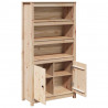 Szafka, 80x35x154 cm, lite drewno sosnowe