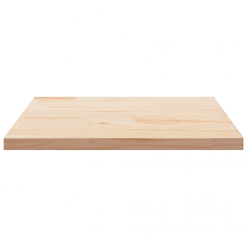 Blat stołu 70x70x2,5 cm, lite drewno sosnowe, kwadratowy