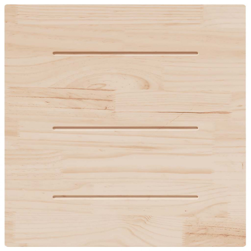 Blat stołu 70x70x2,5 cm, lite drewno sosnowe, kwadratowy