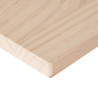 Blat stołu 70x70x2,5 cm, lite drewno sosnowe, kwadratowy