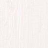 Blat stołu biały, 80x40x2,5cm, lite drewno sosnowe, prostokątny