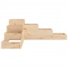 Donica ogrodowa 4-poziomowa 106x104,5x36 cm Drewno lite sosnowe