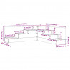 Donica ogrodowa 4-poziomowa 106x104,5x36 cm Drewno lite Douglas