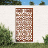 Ogrodowa dekoracja ścienna, 105x55 cm, stal kortenowska