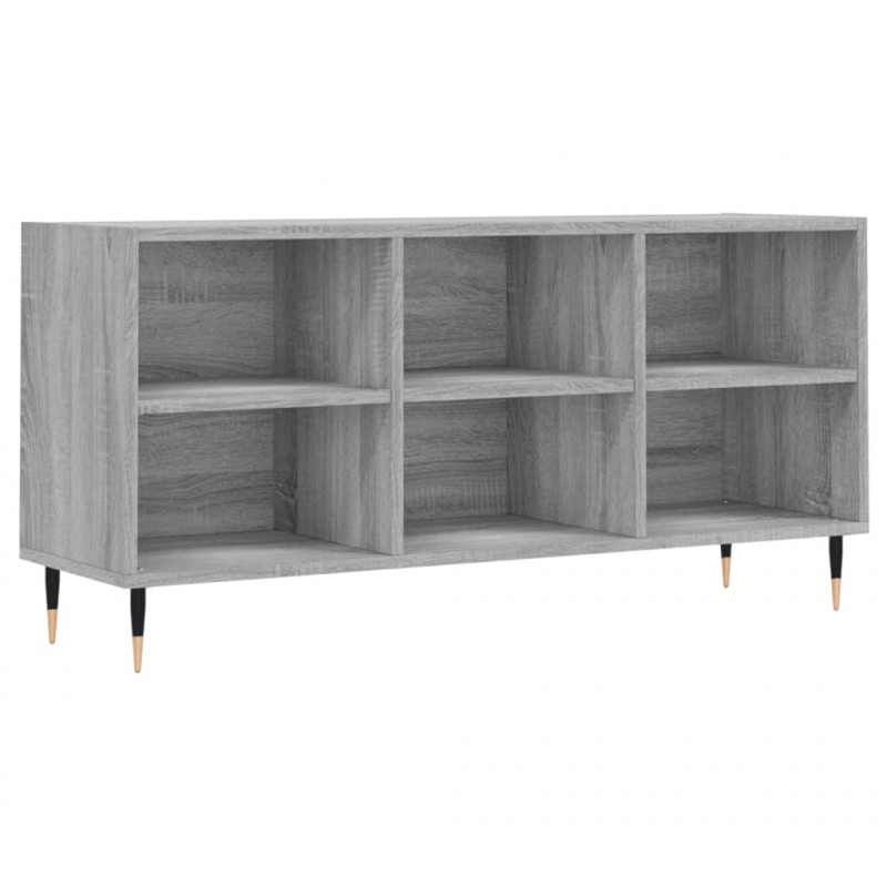 Szafka pod TV, szary dąb sonoma, 103,5x30x50 cm