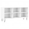 Szafka pod TV, biała, 103,5x30x50 cm, materiał drewnopochodny