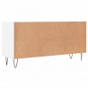 Szafka pod TV, biała, 103,5x30x50 cm, materiał drewnopochodny