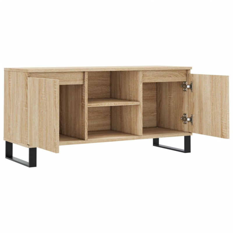Szafka pod telewizor, dąb sonoma, 104x35x50 cm