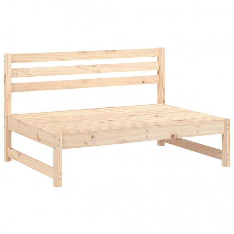 Sofa środkowa do ogrodu, 120x80 cm, lite drewno sosnowe
