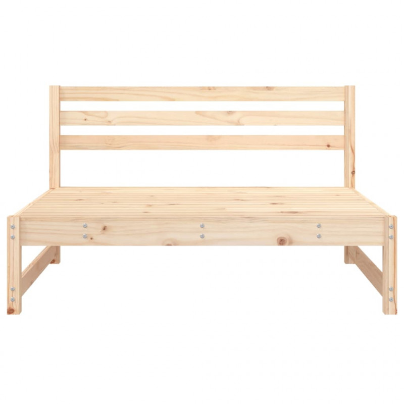 Sofa środkowa do ogrodu, 120x80 cm, lite drewno sosnowe