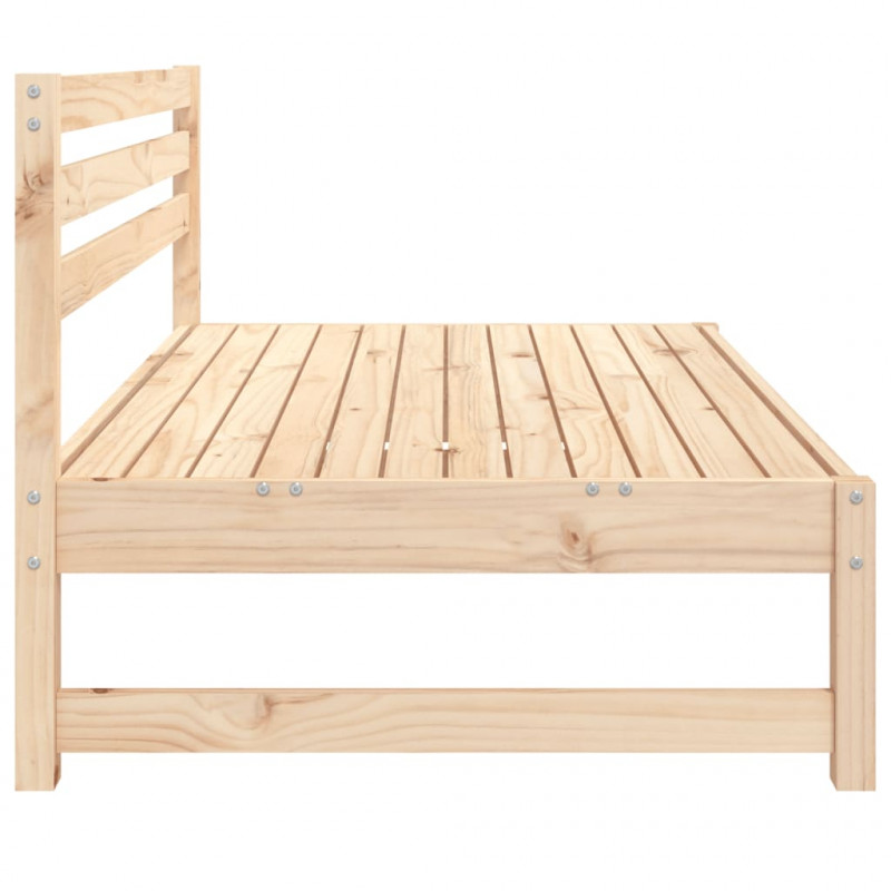 Sofa środkowa do ogrodu, 120x80 cm, lite drewno sosnowe