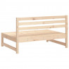 Sofa środkowa do ogrodu, 120x80 cm, lite drewno sosnowe