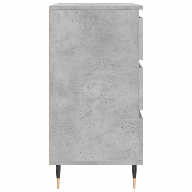 Komoda, szarość betonu, 60x35x70 cm, materiał drewnopochodny