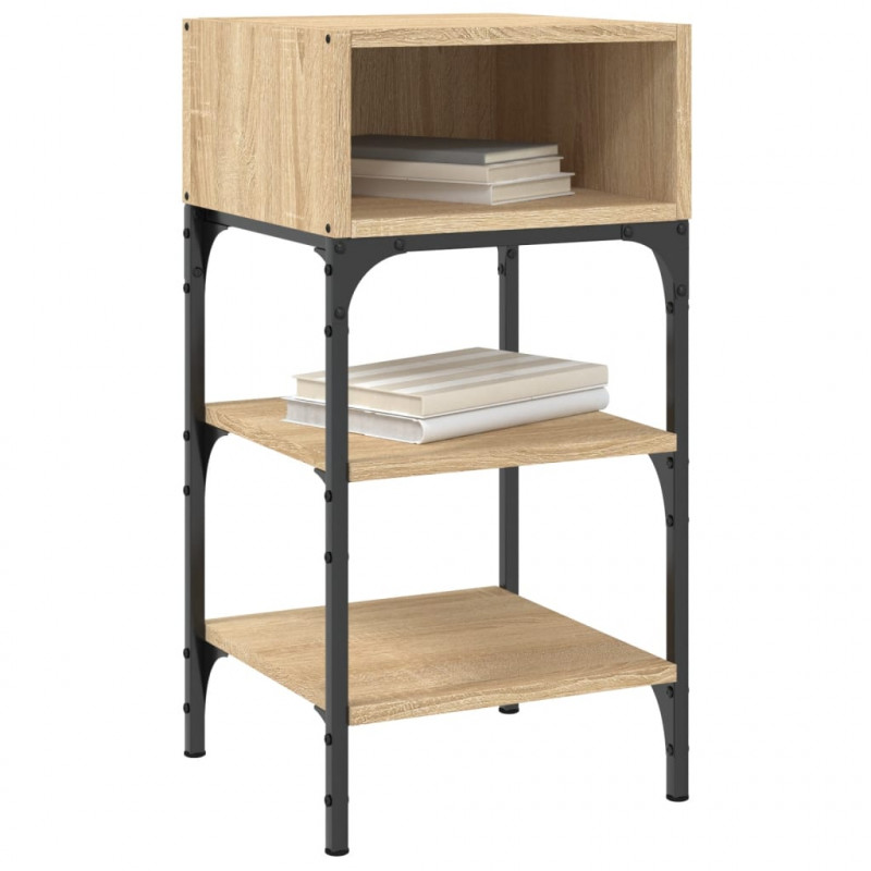 Szafka nocna, dąb sonoma, 35x34,5x70cm, materiał drewnopochodny