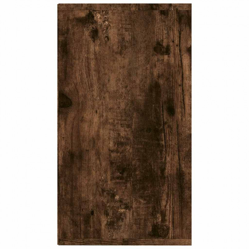 Ławka z miejscem na buty, przydymiony dąb, 103x30x55 cm