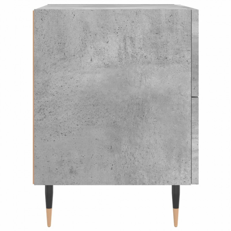 Szafka nocna, szarość betonu, 40x35x47,5 cm