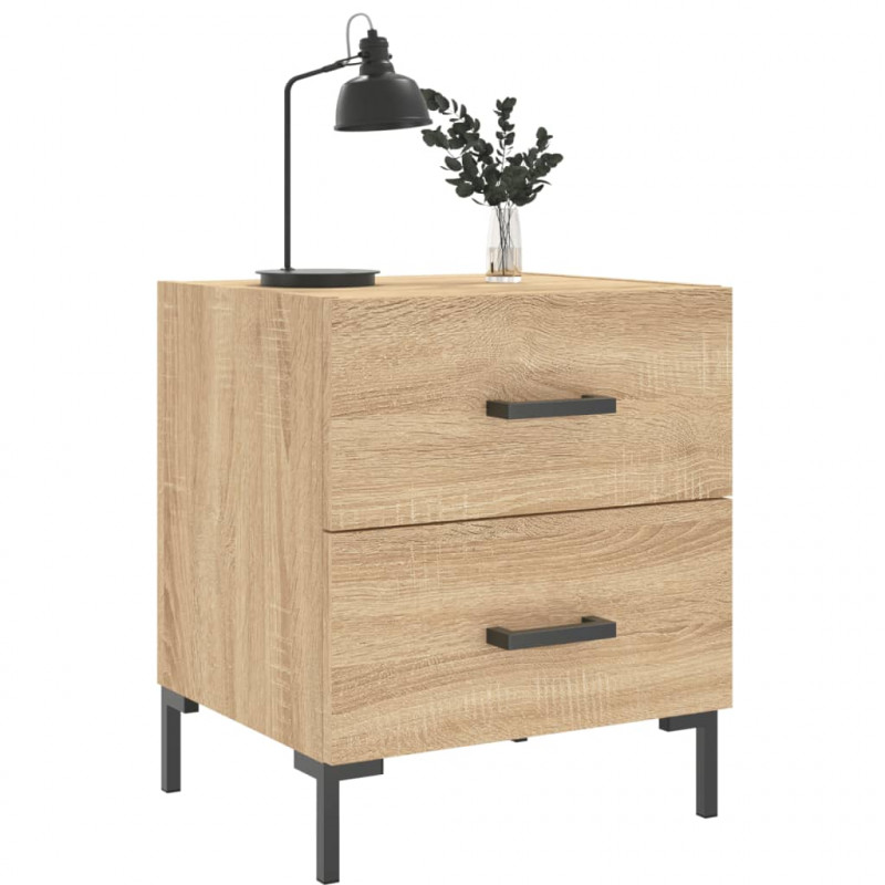 Szafka nocna, dąb sonoma, 40x35x47,5 cm materiał drewnopochodny