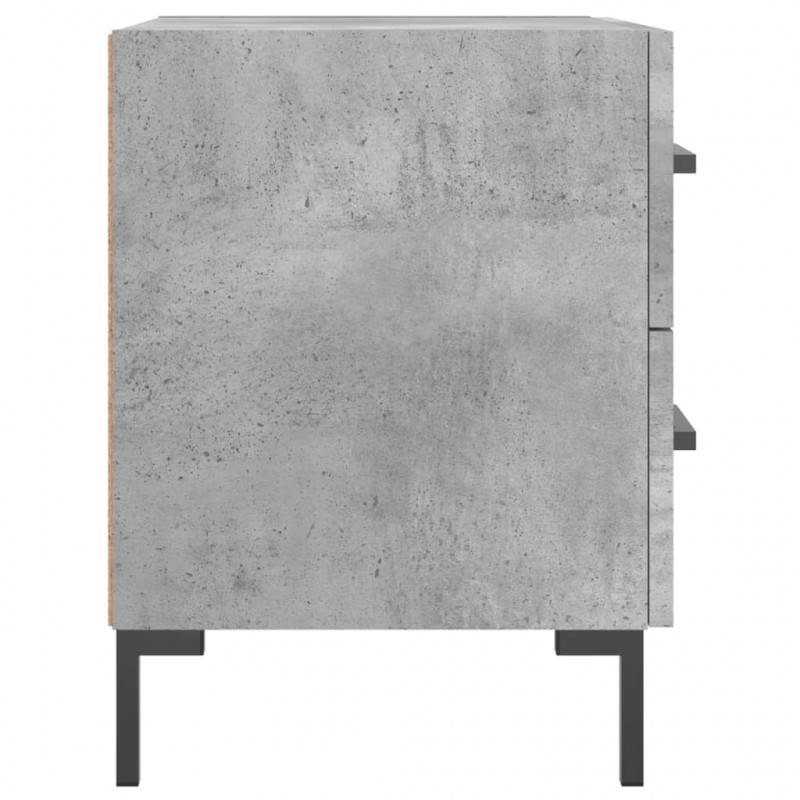 Szafka nocna, szarość betonu, 40x35x47,5 cm