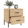 Szafka nocna, dąb sonoma, 40x35x47,5 cm materiał drewnopochodny