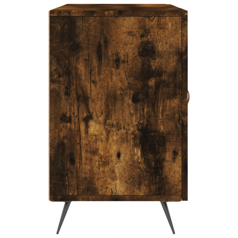 Komoda, przydymiony dąb, 100x36x60 cm, materiał drewnopochodny