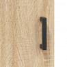 Komoda, dąb sonoma, 100x36x60 cm, materiał drewnopochodny