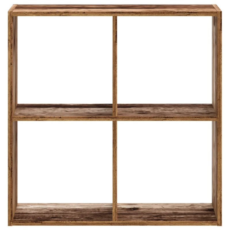 Regał, stare drewno, 68,5x32x68,5 cm, materiał drewnopochodny