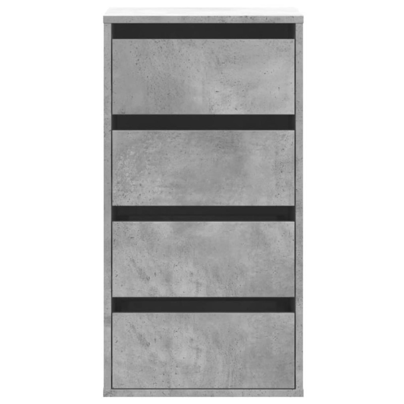 Komoda, szarość betonu, 40x41x76 cm, materiał drewnopochodny