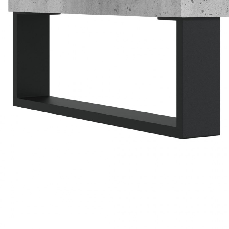 Komoda, szarość betonu, 100x36x60 cm, materiał drewnopochodny