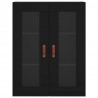 Szafka wisząca, czarna, 69,5x34x90 cm