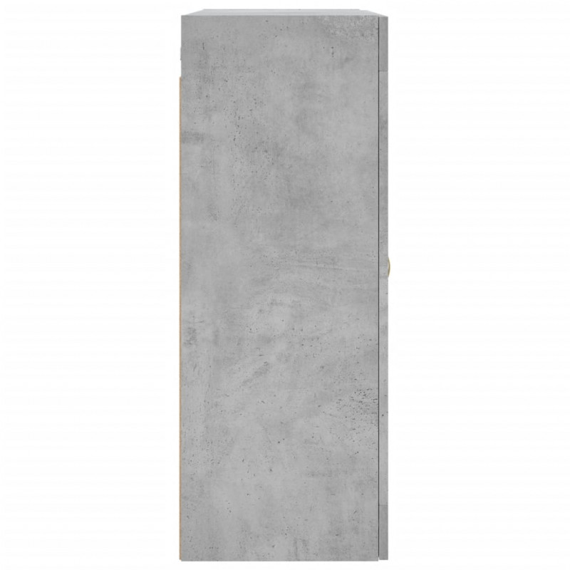 Szafka wisząca, szarość betonu, 69,5x34x90 cm