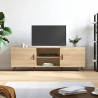 Szafka TV, dąb sonoma, 150x30x50 cm, materiał drewnopochodny