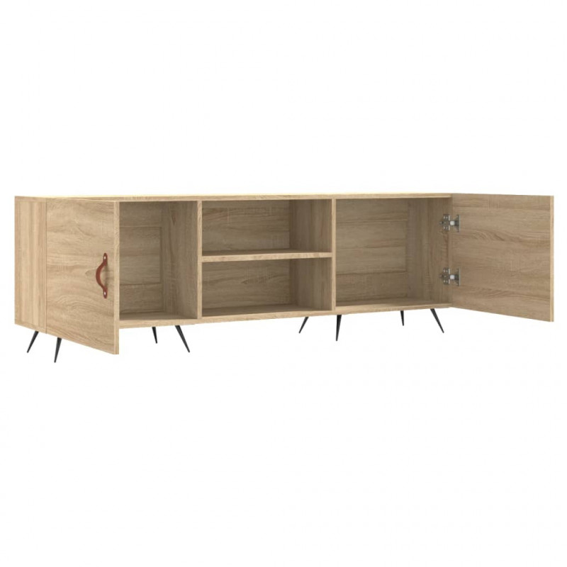 Szafka TV, dąb sonoma, 150x30x50 cm, materiał drewnopochodny
