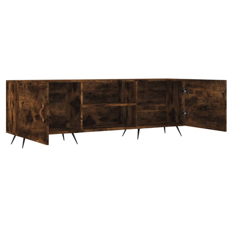 Szafka pod telewizor, przydymiony dąb, 150x30x50 cm