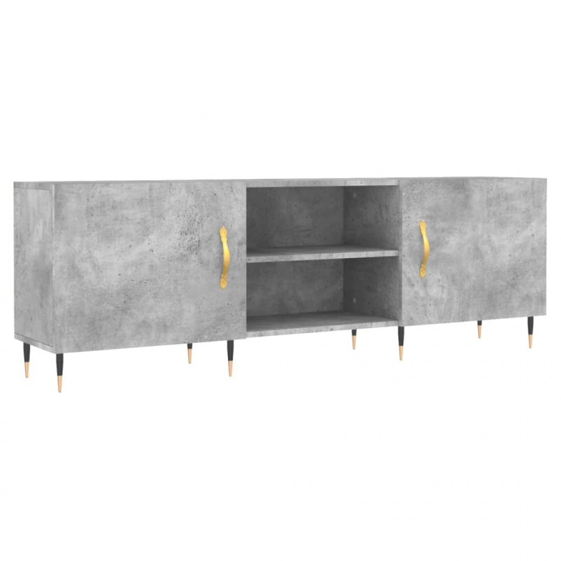Szafka pod TV, szarość betonu, 150x30x50 cm