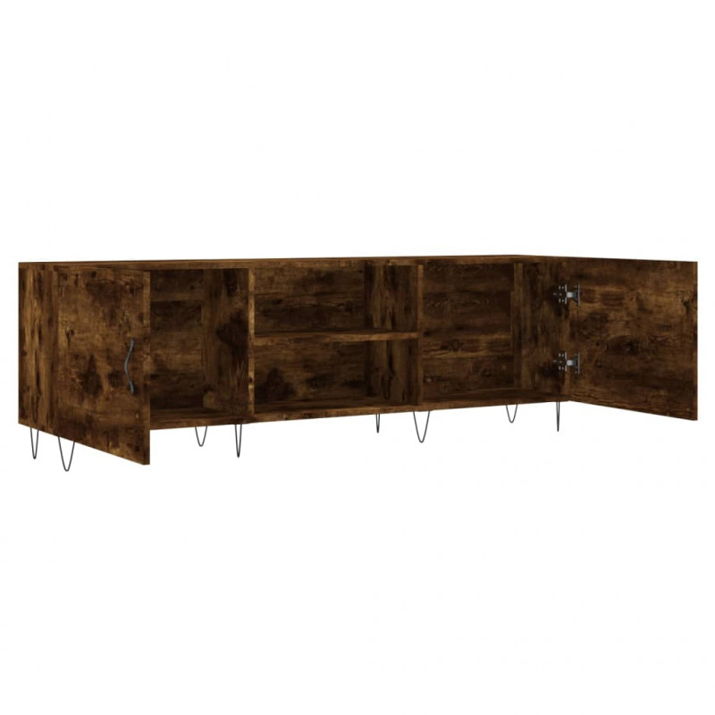Szafka pod telewizor, przydymiony dąb, 150x30x50 cm