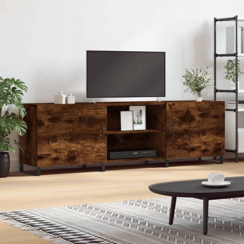 Szafka pod telewizor, przydymiony dąb, 150x30x50 cm