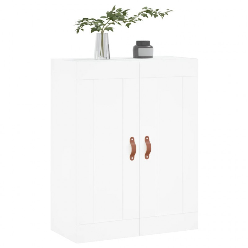 Szafka wisząca, biała, 69,5x34x90 cm, materiał drewnopochodny