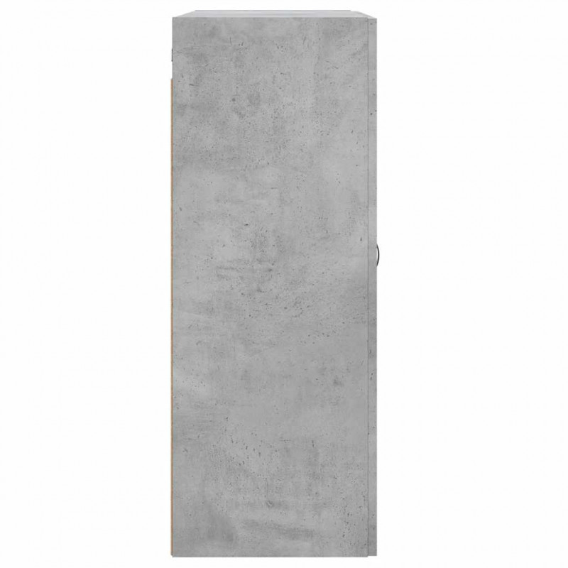 Szafka wisząca, szarość betonu, 69,5x34x90 cm