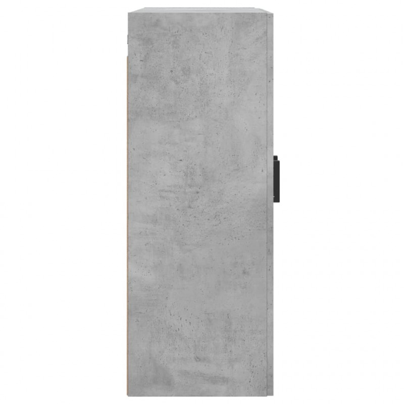 Szafka wisząca, szarość betonu, 69,5x34x90 cm
