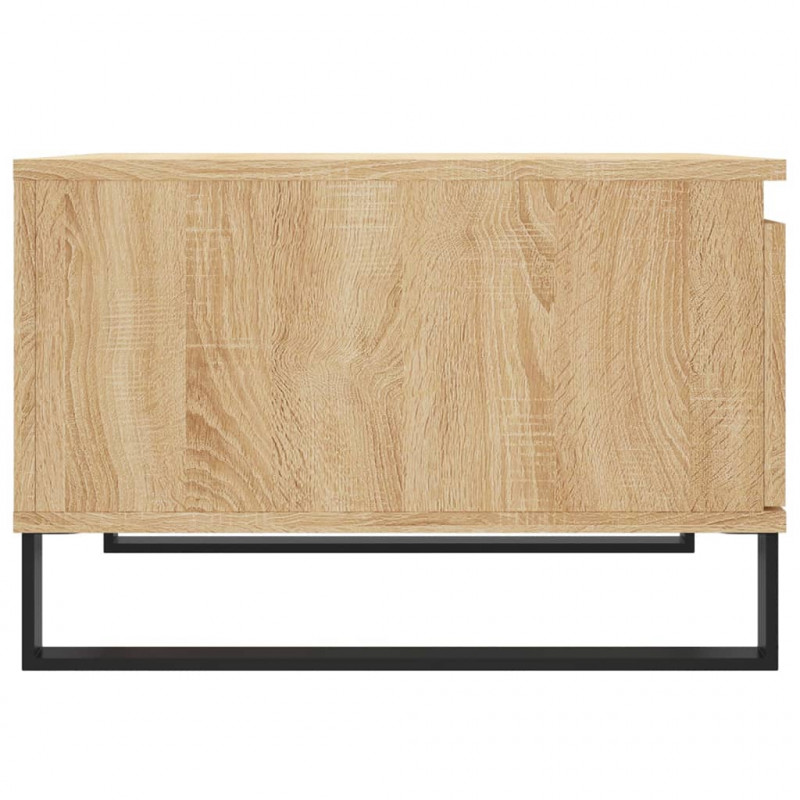 Stolik kawowy, dąb sonoma 55x55x36,5 cm materiał drewnopochodny