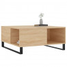 Stolik kawowy, dąb sonoma 80x80x36,5 cm materiał drewnopochodny