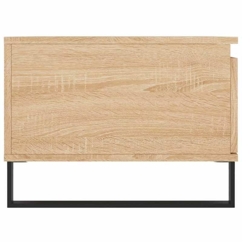 Stolik kawowy, dąb sonoma 90x50x36,5 cm materiał drewnopochodny