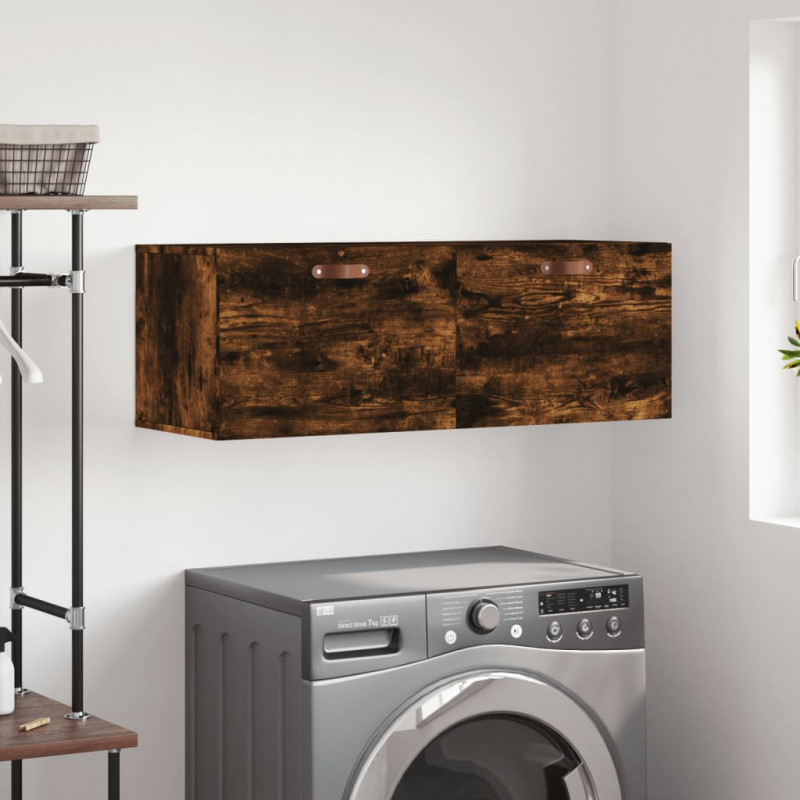 Szafka wisząca, przydymiony dąb, 100x36,5x35 cm
