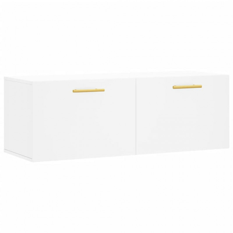 Szafka wisząca, biała, 100x36,5x35 cm, materiał drewnopochodny