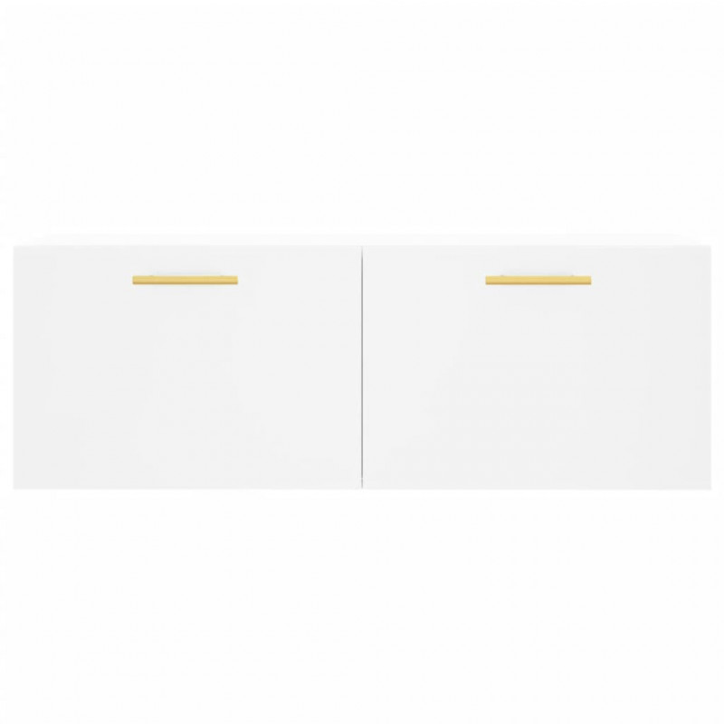 Szafka wisząca, biała, 100x36,5x35 cm, materiał drewnopochodny