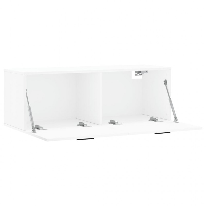 Szafka wisząca, biała, 100x36,5x35 cm, materiał drewnopochodny